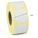 40mm Diameter Direct Thermal Labels, Permanent adhesive. 1 Roll of 1,000 labels.