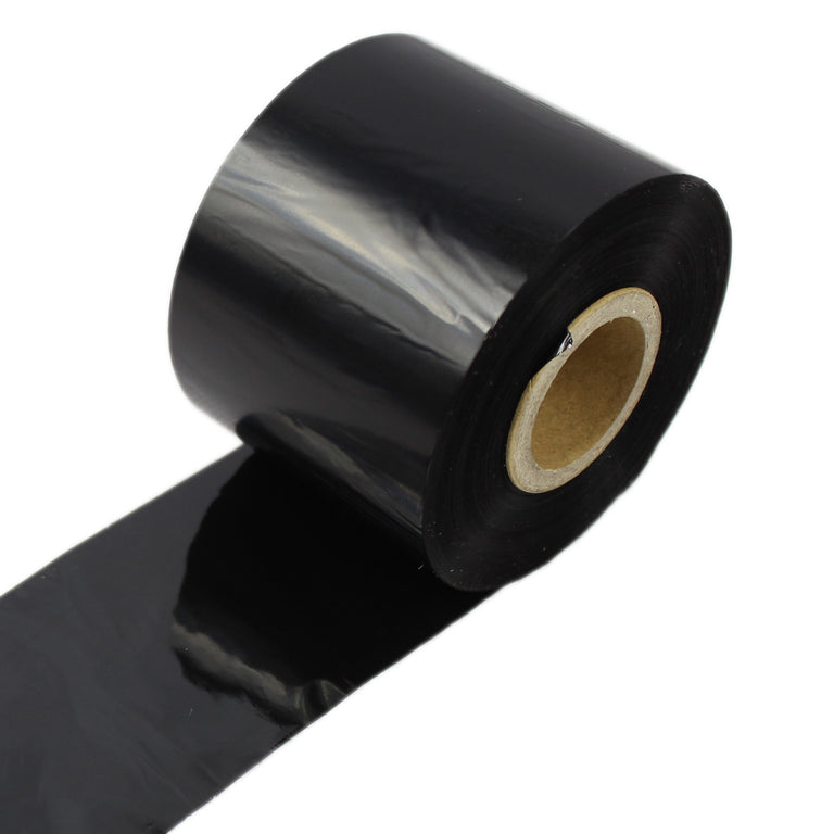 55mm x 450m, Black, Premium Wax Resin, Outside wound, Thermal Transfer ribbons.