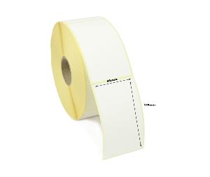Plain White weigh scale Labels 58mm x 100mm (36 Rolls - 18,000 Labels)