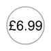 500 x 25mm Diameter, Printed Price Labels. Black Print / White Labels. Permanent adhesive.