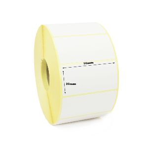 70 x 35mm Direct Thermal Top Coated Labels