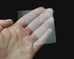 5,000 - 76mm x 76mm square clear polypropylene seal labels.