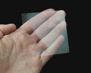 1,000 - 76mm x 76mm square clear polypropylene seal labels.