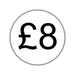 500 x 25mm Diameter, Printed Price Labels. Black Print / White Labels. Permanent adhesive.