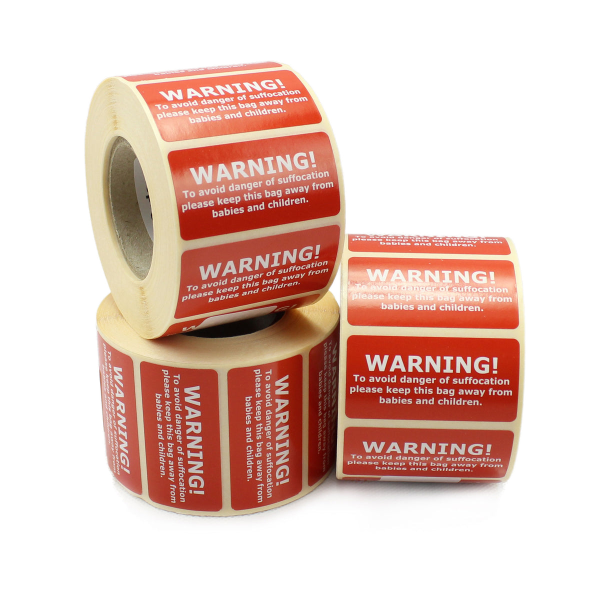 Plastic Bag Suffocation Warning Label | CDM Labels — CDM Labels Ltd