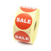"SALE" Promotional Labels / Stickers 40mm Diameter - 1000 Roll