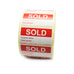 Sold - Customer Name & Order Number Labels - 50 x 25mm
